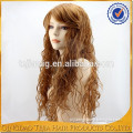 High quality long loose wave high heat resistant synthetic wigs with bangs